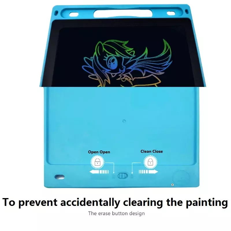 Papan gambar elektronik anak, mainan anak Tablet menggambar grafis layar LCD untuk pendidikan alas lukis tulisan tangan Natal