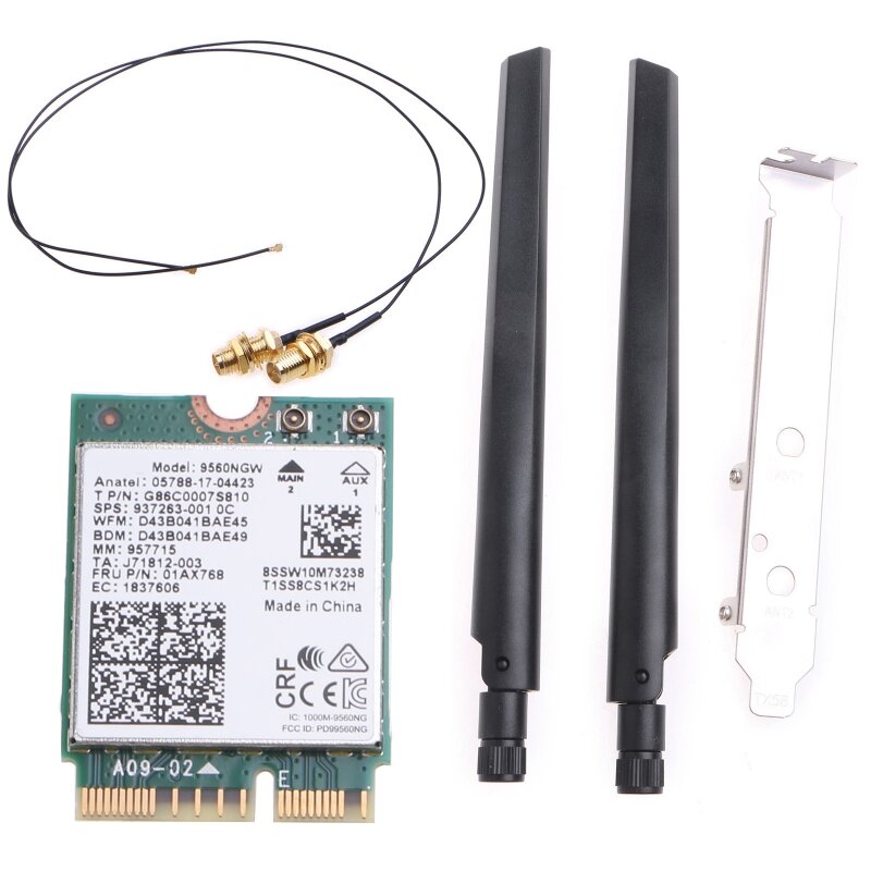 9560 9560NGW scheda WiFi Dual Band 802.11ac ax Wireless NGFF per. 2 per KEY E WiF Dropship