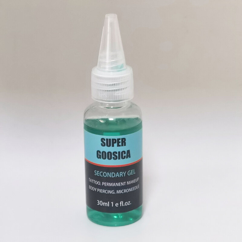 Super Goosica Tattoo Blue Gel for During Face and Body Permanent makeup Microblading Piercing Eyebrow Lips Gel 30ml
