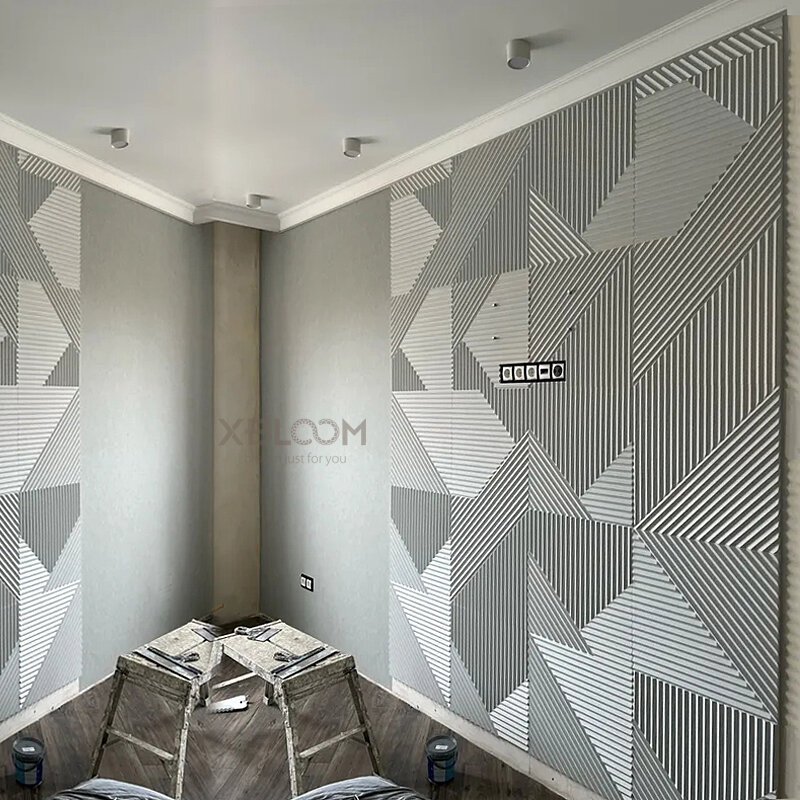 Renowacja ściany domu geometryczny panel ścienny 3D niesamoprzylepna naklejka ścienna 3D art płytka ceramiczna tapeta pokój sufit łazienkowy