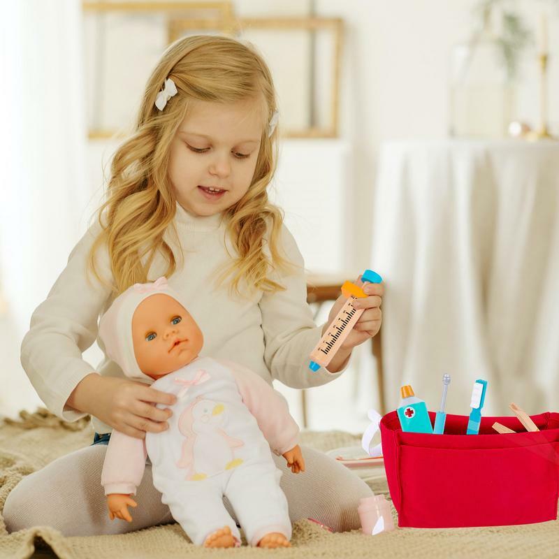 Arzt Set für Kinder so tun, als würden sie Mädchen Rollenspiele spielen Krankenhaus zubehör Krankens ch wester Werkzeug Spielzeug für Kinder Geschenk