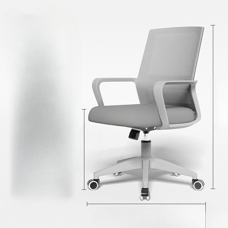 Copertura sedia da riunione di Design nordico cuscino alto comodo lavoro di gioco sedia da ufficio salotti barbiere sedie Rugluar mobili OK50YY
