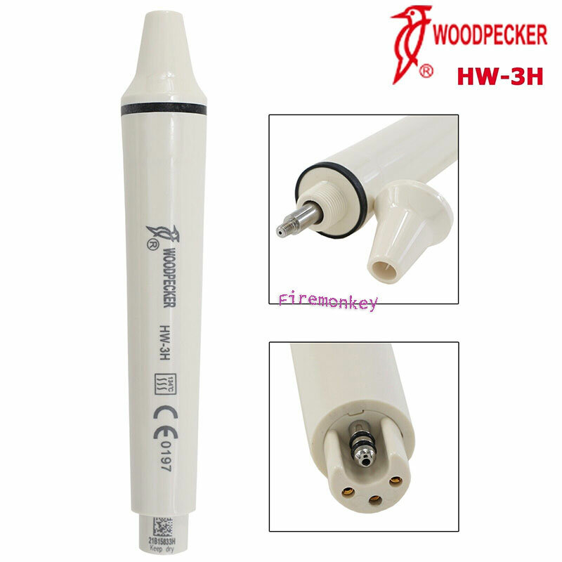 Woodpecker DTE-escalador piezoeléctrico ultrasónico Dental, pieza de mano, puntas Satelec ACTEON EMS