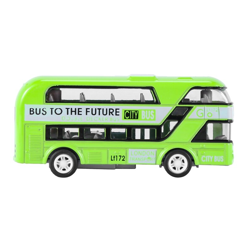 二重壁のバス,プラスチック製の車のおもちゃ,観光車,都市輸送車,運転車