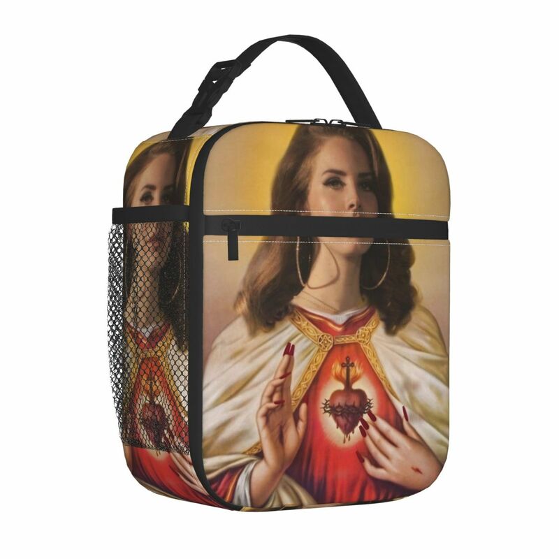 Le borse per il pranzo isolate Lana Del Rey contenitore per pasti termici Tote Lunch Box a tenuta stagna borse per la conservazione degli alimenti funzionano all'aperto