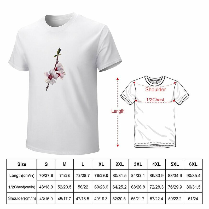 Kaus Blooming Tree, T-shirt lucu mode Korea untuk pria