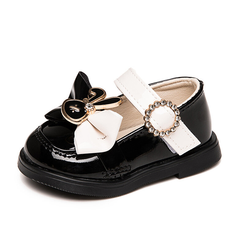 Zapatos Niña Baby Leather Shoes New Autumn Baby Walking Shoes Round Toe Princess Shoe Soft Soled Girl Single Shoe Mary Jane Shoe