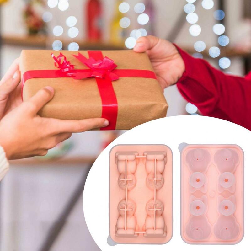 Slow-melting Ice Cubes Silicone Cat Shape Ice Cube Tray Set for Whiskey Cocktails Reusable Eco-friendly Kitty Gifts for Bourbon