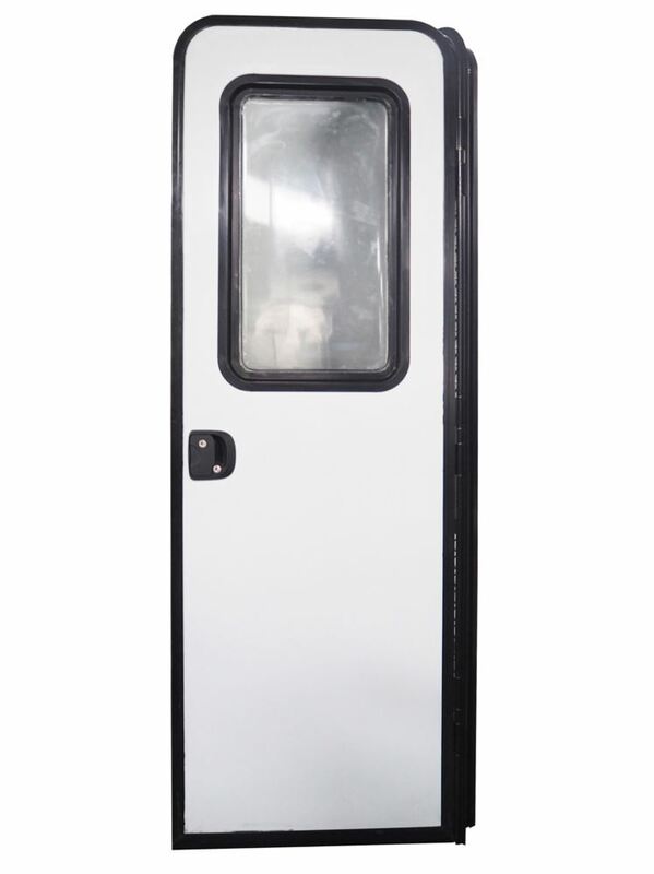 H10244 RV Camper Baggage Door Catch Hook 12 Pack, White Plastic Door Holders for Exterior Entry, Hatch, Interior Cabinet