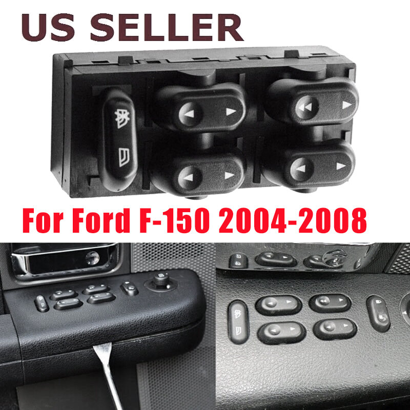 For Ford F150 Truck Expedition Mercury 2002-2008 Power Master Window Switch Front Left LH Driver Side 5L1Z-14529-AA