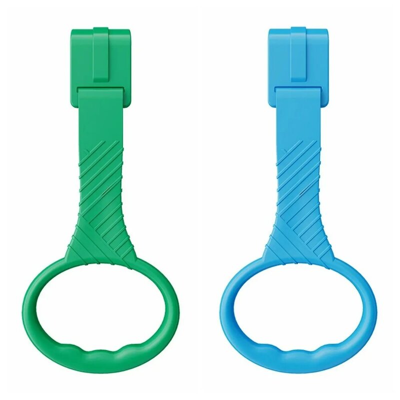 Learning Standing Pull Up Rings for Babys Training Tool Nursery Rings Baby Crib Pull Up Rings Colorful Plastic