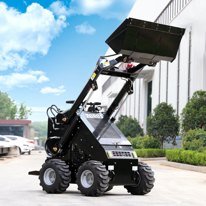 Factory Customization EPA Mini Skid Steer High Quality Wheeled/Tracked TRS-480W Mini Loader 23HP Skid Steer Loader for sale