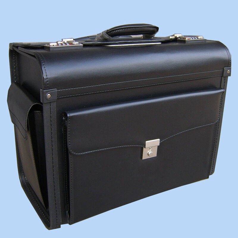 Tas koper bisnis, koper troli 2 roda 18 inci PU kotak penerbangan, tas penyimpanan komputer, tas tangan dengan kata sandi, koper Bisnis