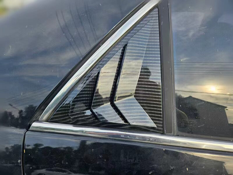 Für Honda Accord 7. Limousine 2014-2018 Auto Heckklappe Fenster Seiten verschluss Abdeckung Trim Aufkleber Entlüftung schaufel abs Kohle faser Stil