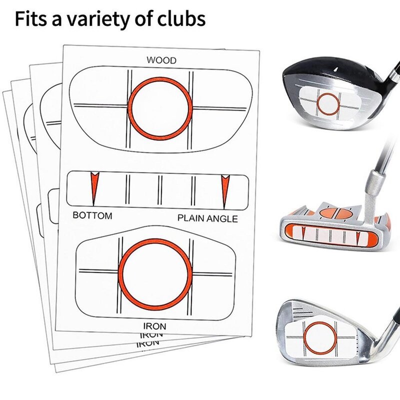 Rilevamento Batting Practice Golf Swing Trainer Golf Target Sticker rilevamento posizione nastro registratore impatto Golf Putting Stickers