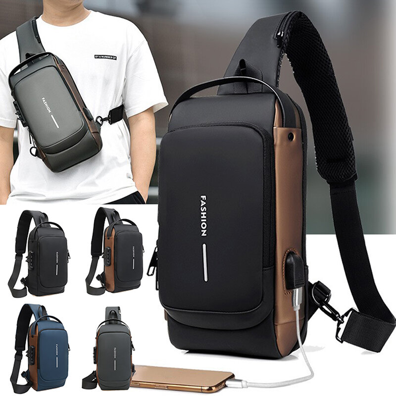 Рюкзак-мессенджер для путешествий на открытом воздухе, сумка-мессенджер через плечо, нагрудная сумка с защитой от кражи для путешествий