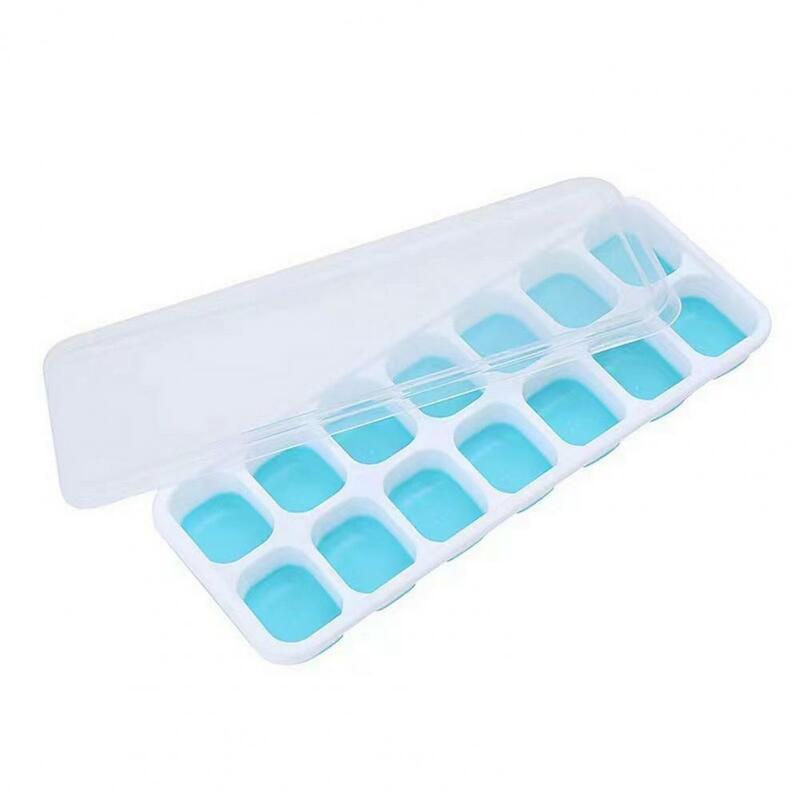 3 buah cetakan es batu silikon mudah dilepas nampan es batu 14 kisi DIY cetakan pembuat es untuk koktail wiski