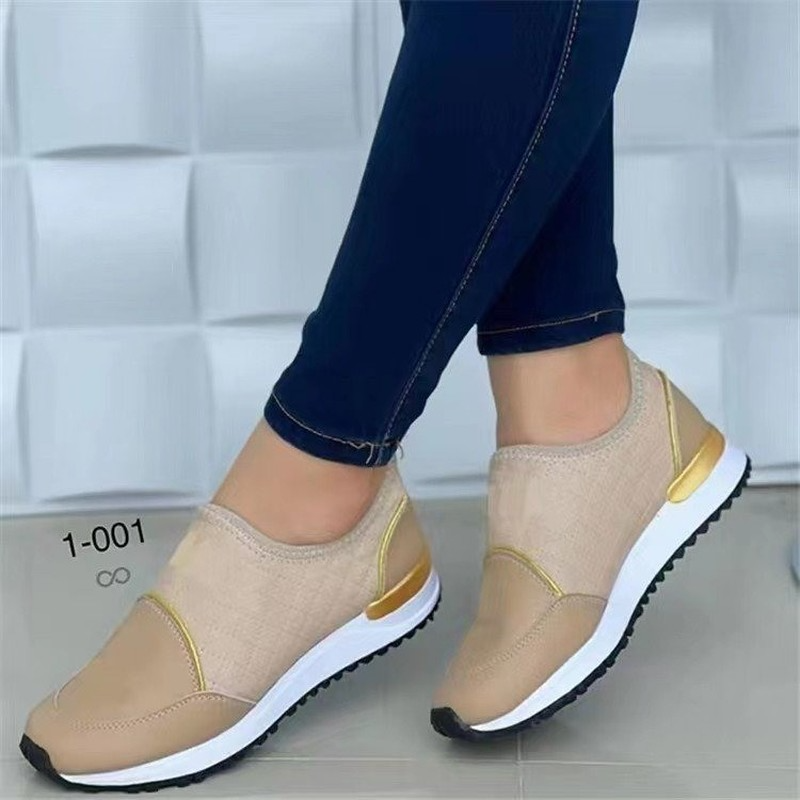 Sapatilhas femininas de moda respirável tênis casuais sapatos plataforma leve cunha tênis senhoras sapatos vulcanizados zapatillas