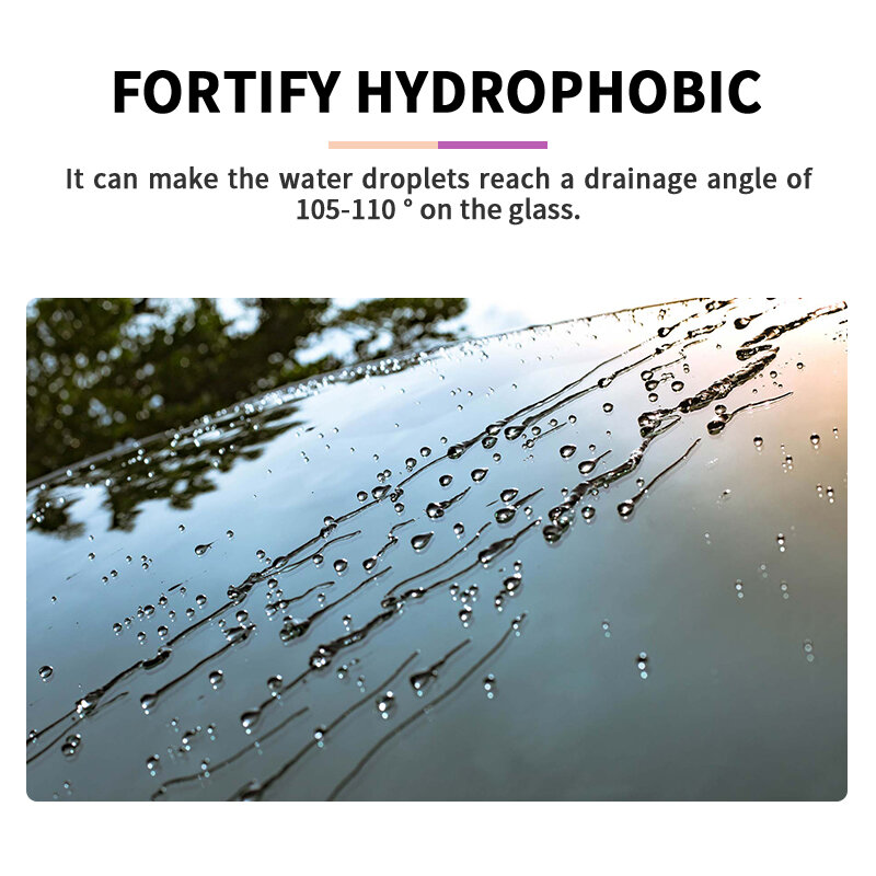 Repelente lluvia parabrisas Pulverizador de revestimiento repelente al agua Anti-lluvia para vidrio de coche agente impermeable Nano hidrofóbico