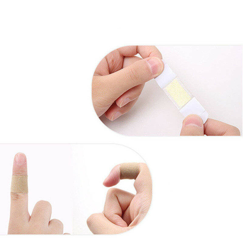 50 sztuk/partia oddychająca klej bandaż palec rany zarządzania Woundplast sport pierwszej pomocy przyklejania tynk medyczne taśmy chirurgiczne