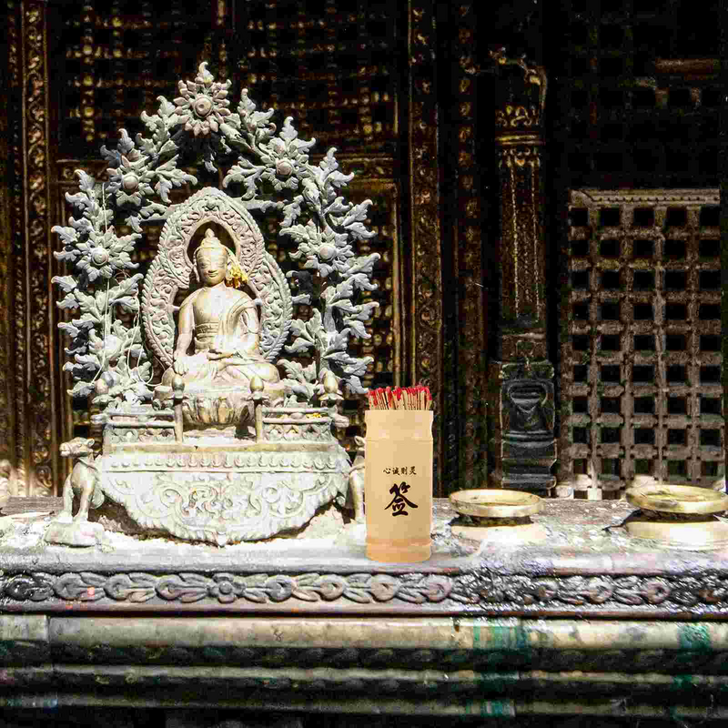 Avalokitesvara Lottery Toy Fortune Telling Sticks Divination Prop Supply Vintage