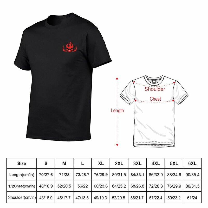 New Team Dai Gurren Logo t-shirt maglietta oversize magliette personalizzate magliette grafiche maglietta nera maglietta oversize da uomo