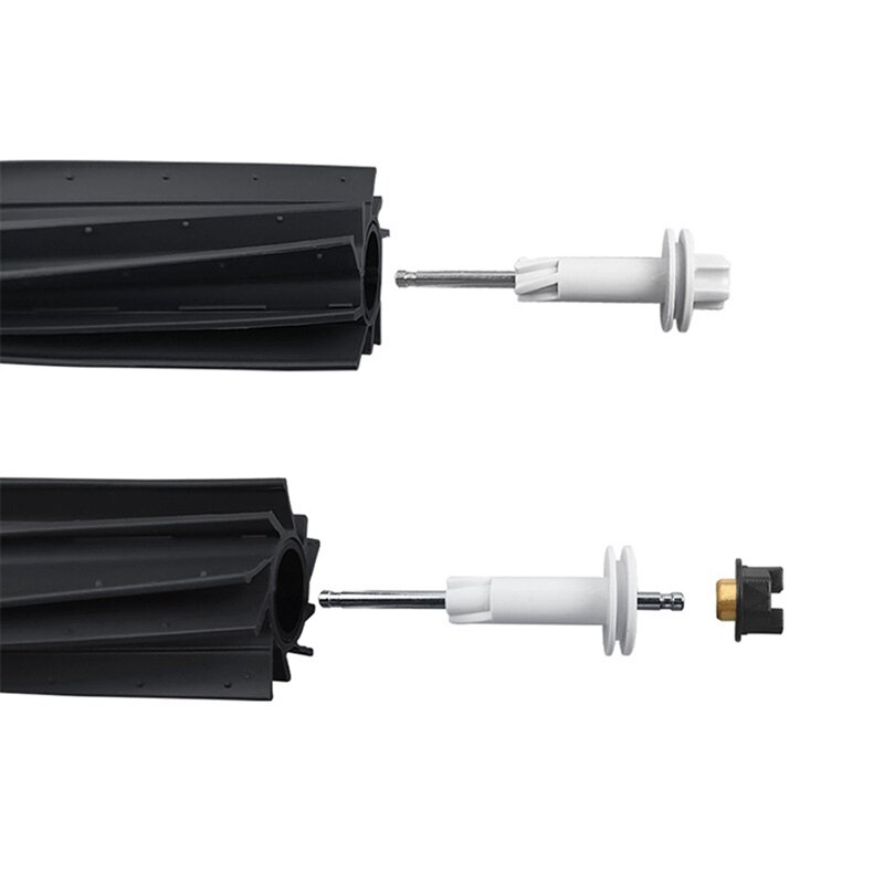 Roller Brush Set For Roborock S8 Pro Ultra Vacuum Cleaner, 2 Separable Rubber Roller Brushes, 1 X Self-Cleaning Brush