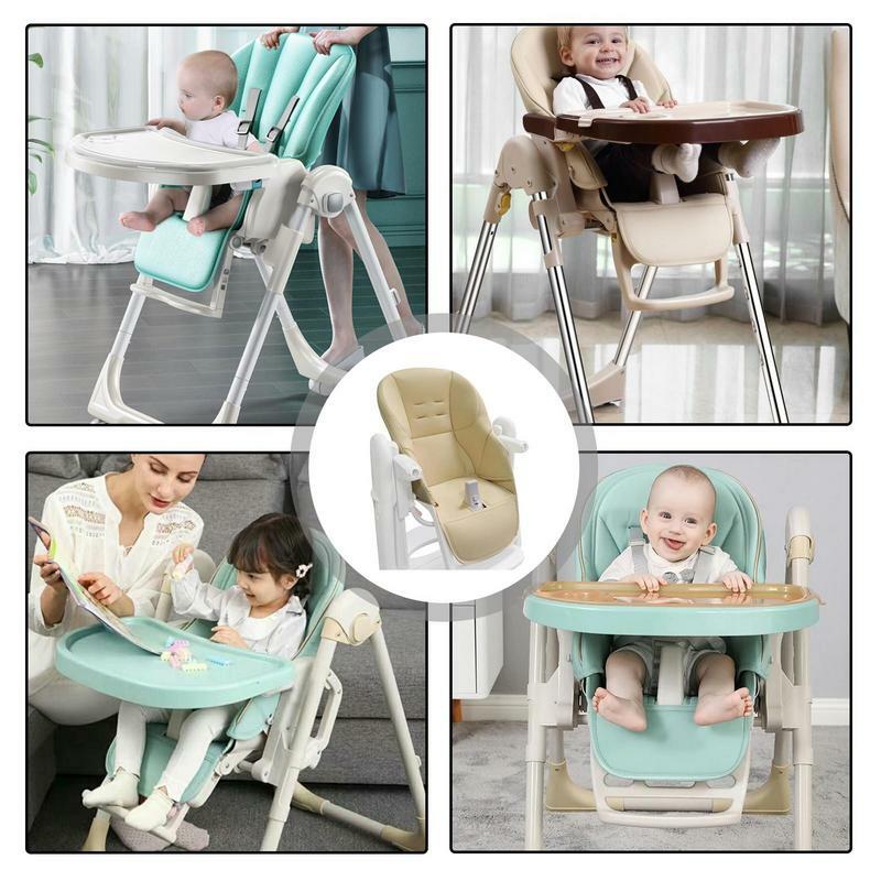 High Chair Seat Cushion Soft Kids Seat Cover Pad PU Leather And Sponge Kids Chair Cushion For Comfortable Chair Protection Cover