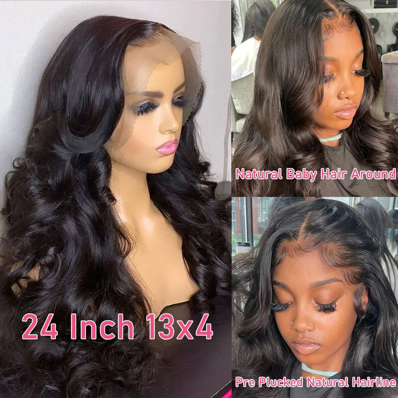 200 Density Transparent Body Wave 13x6 Hd Lace Front Human Hair Wig 26 30 Inches Brazilian Remy 13x4 Frontal Wigs For Women