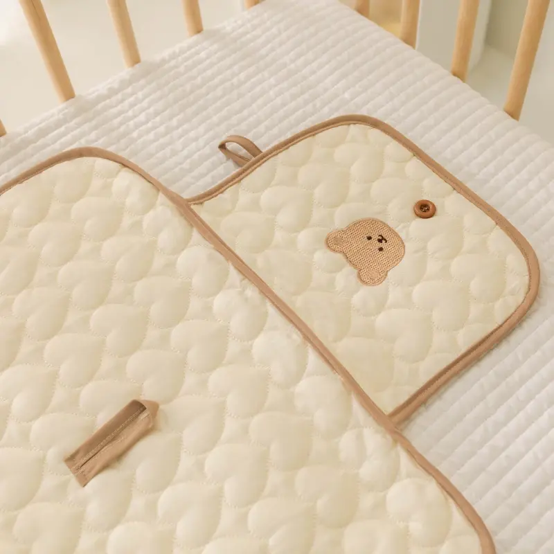 Alas ganti popok bayi lipat portabel, tikar urin untuk tempat tidur sederhana yang dapat dilipat tahan air