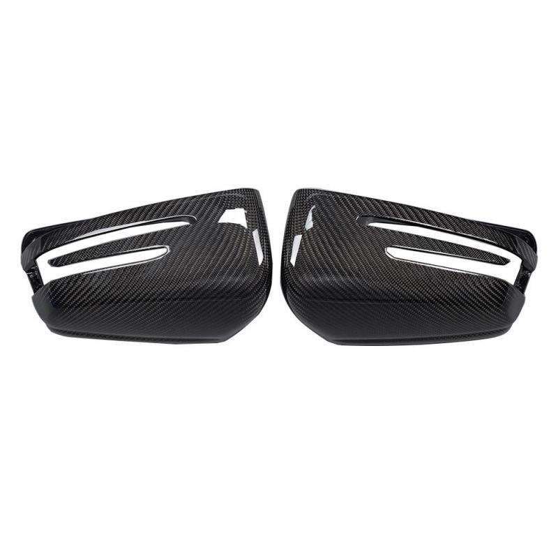For Mercedes Benz W204 S204 C218 W218 A207 C207 Carbon Fiber Side Mirror Covers