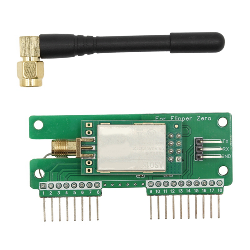 Модуль для Flipper Zero NRF24 GPIO, беспроводная связь на большие расстояния передачи для Sniffer и Jacker мыши