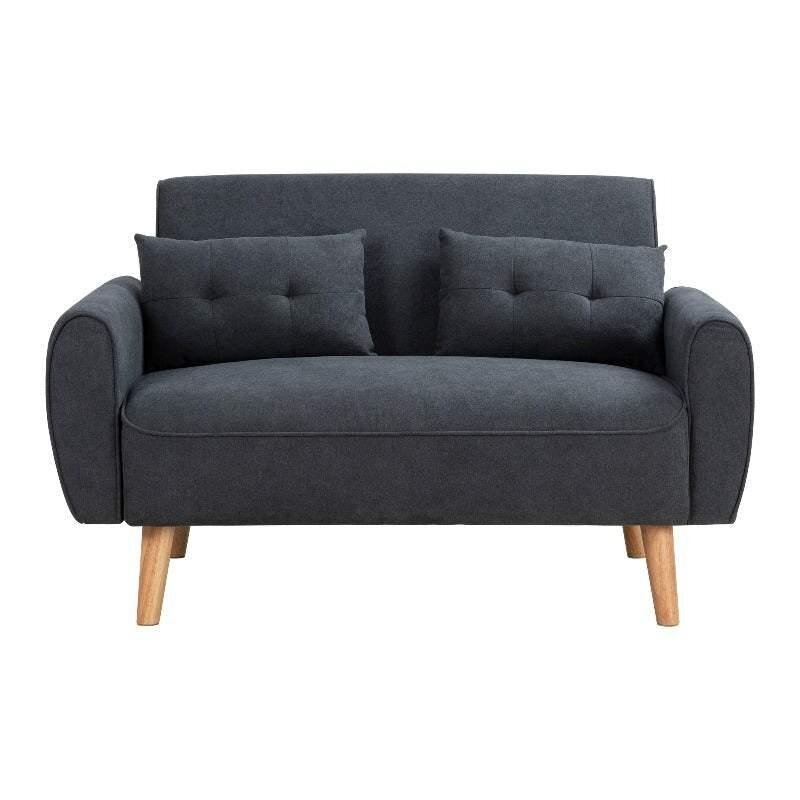 Walsunny 2-Seat 47'' Small Modern Love Seat Sofa