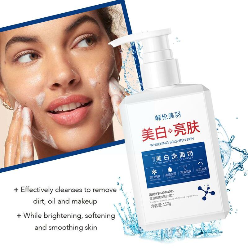Bleaching Gesichts Reiniger Schaum Sanft Reiniger Entfernen Waschen Control Öl Gleichgewicht Pflege Mitesser Haut Feuchtigkeitsspendende Gesicht J9Z6