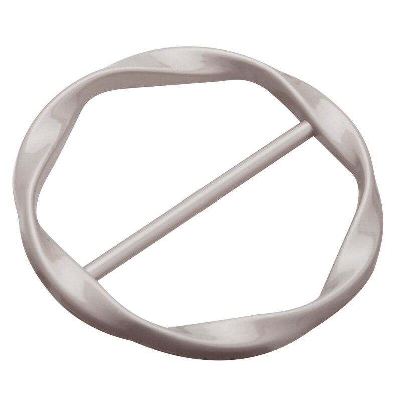 Proste wielokolorowe szaliki w okrągłym kształcie L5YA klamra metalowy pasek dla dorosłych nastolatków wymiana klamry DIYA klamra do paska
