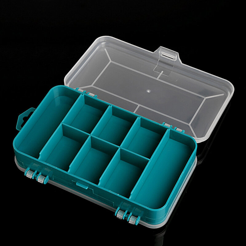 Ящик для инструментов, прозрачный двухсторонний многофункциональный инструмент для хранения пластикового футляра f