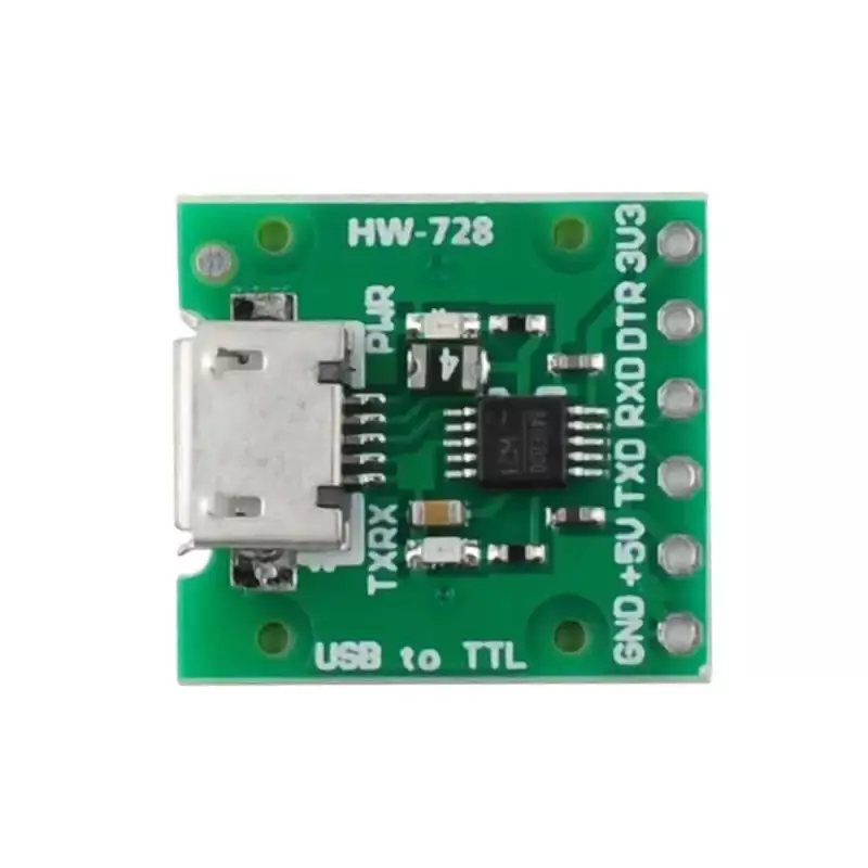 RCmall 10 Chiếc CH340N SOP8 USB To TTL Mô Đun Pro Mini Người Tải Thay Thế Cho CH340G CH340E