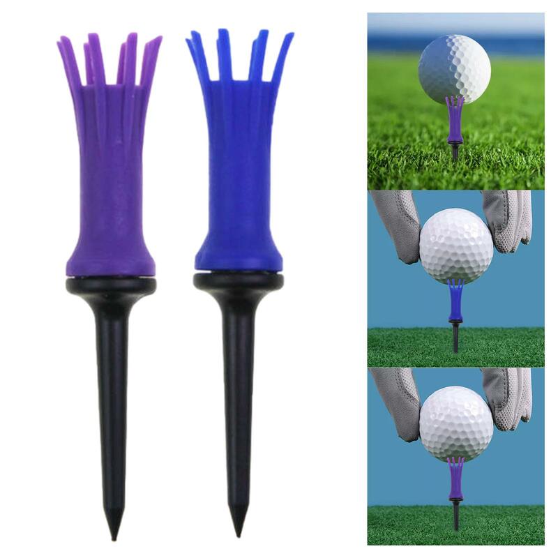 Rubber Golf Tee Professional Unbreakable Stable Golf Ball Holder Golf Tees for