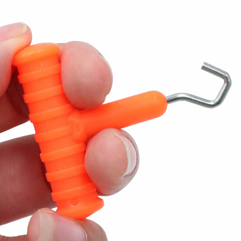 2 Stuks Karpervissen Gereedschap Hair Rig Maken Puller Knoop Tool Voor Vissen Hooklink Knopen Apparatuur Met Haak Accessoires Visgerei