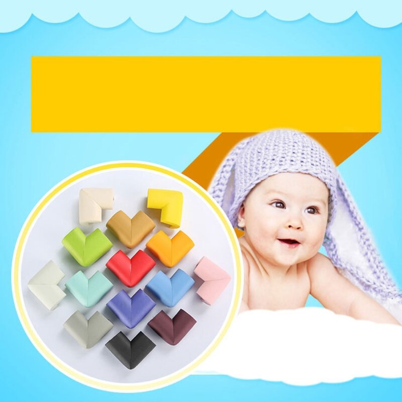 canto segurança para bebês borracha para proteção infantil formato L Soft