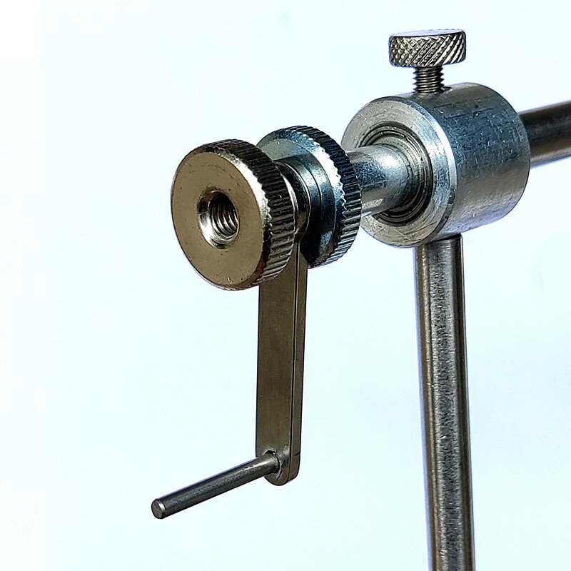 KKWEZVA набор серебряных вращающихся зажимов для вязания мушек C-образный зажим усиленные жесткие Захваты вращение на 360 градусов точные инструменты для вязания мушек
