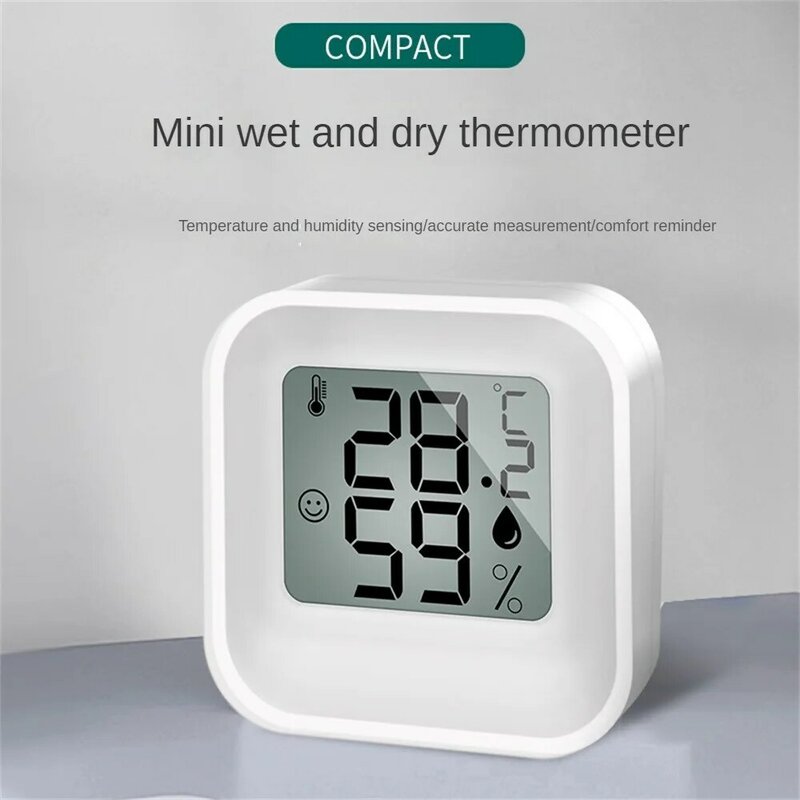 RYRA-termohigrómetro de interior, Sensor de temperatura inteligente, termómetro Digital para monitorizar las condiciones de vida y la salud de la familia