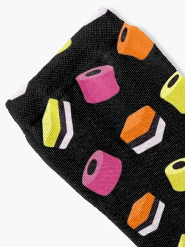 Calcetines de compresión kawaii para hombre y mujer, medias de regaliz, regalo para niño y niña