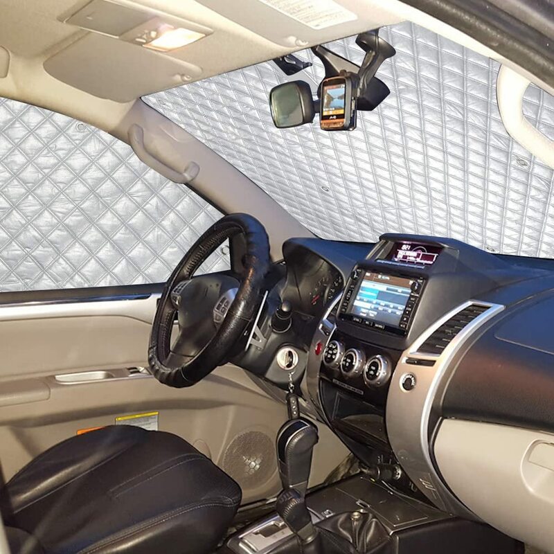 Untuk VW T5 T6 3 buah Set pelindung kaca depan penahan matahari Set penutup jendela buta termal Internal
