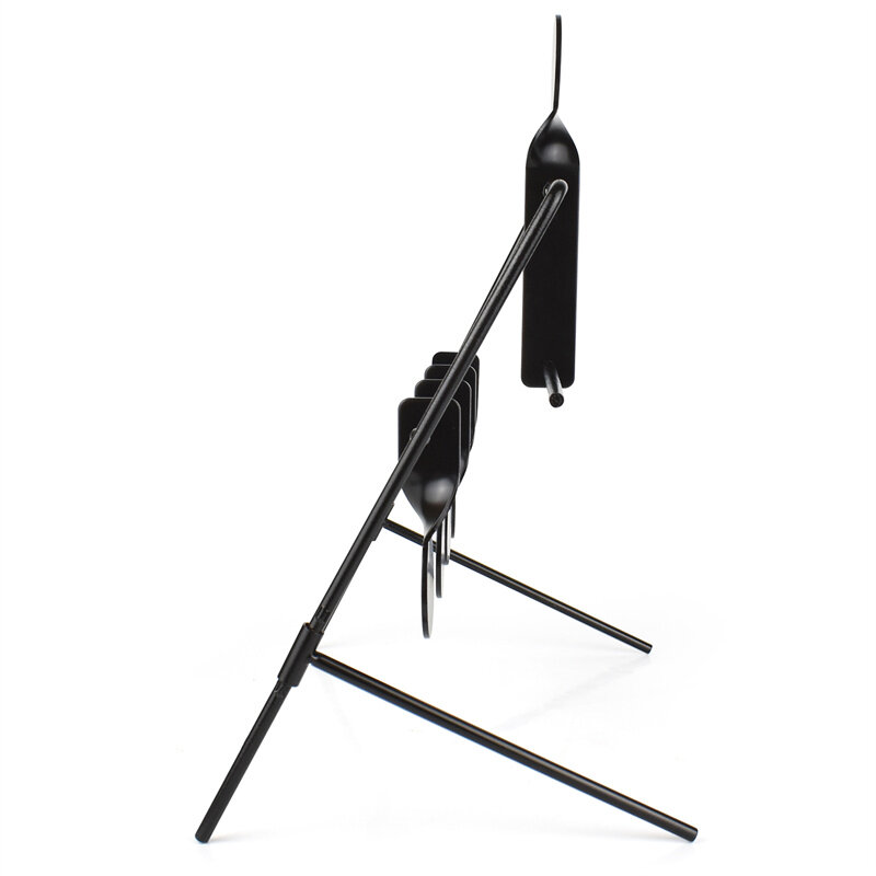 zlangsports Rotating Metal Target Stand 4+1 Shooting Training Iron Targets for Airsoft, Air Rifle, Air Pistol