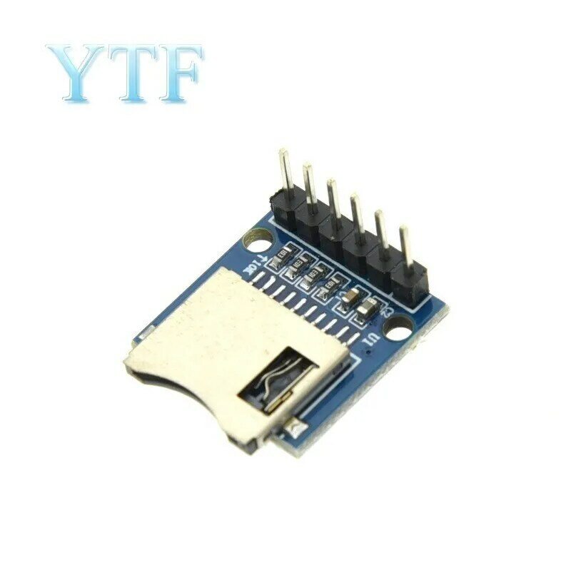Modul Kartu SD Mikro Pembaca Kartu TF/Antarmuka SPI Penulis dengan Chip Konversi Level UNTUK Arduino ARM AVR