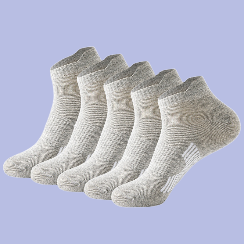 Calcetines de algodón fino de corte bajo para hombre, medias deportivas para correr, 6 pares