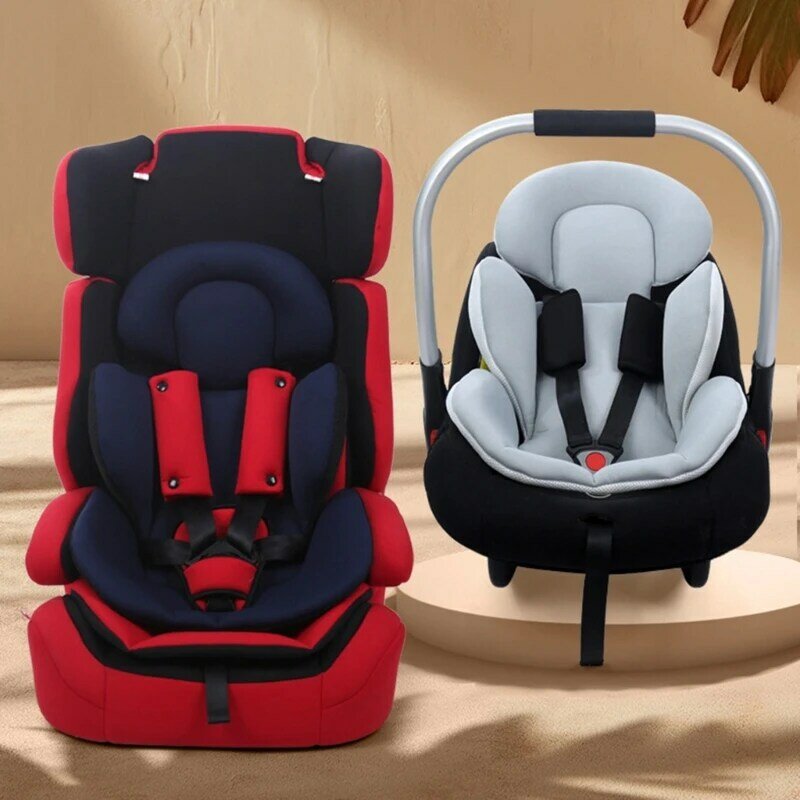 Bantal kereta dorong bayi baru lahir, alas kasur pinggang bayi baru lahir, bantalan pelindung bagian dalam kursi keselamatan