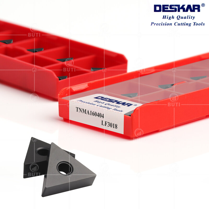 DESKAR 100% Original TNMA160404 TNMA160408 TNMA160412 LF3018 Turning Hard Alloy Cutter CNC Lathes Carbide Inserts For Cast Iron