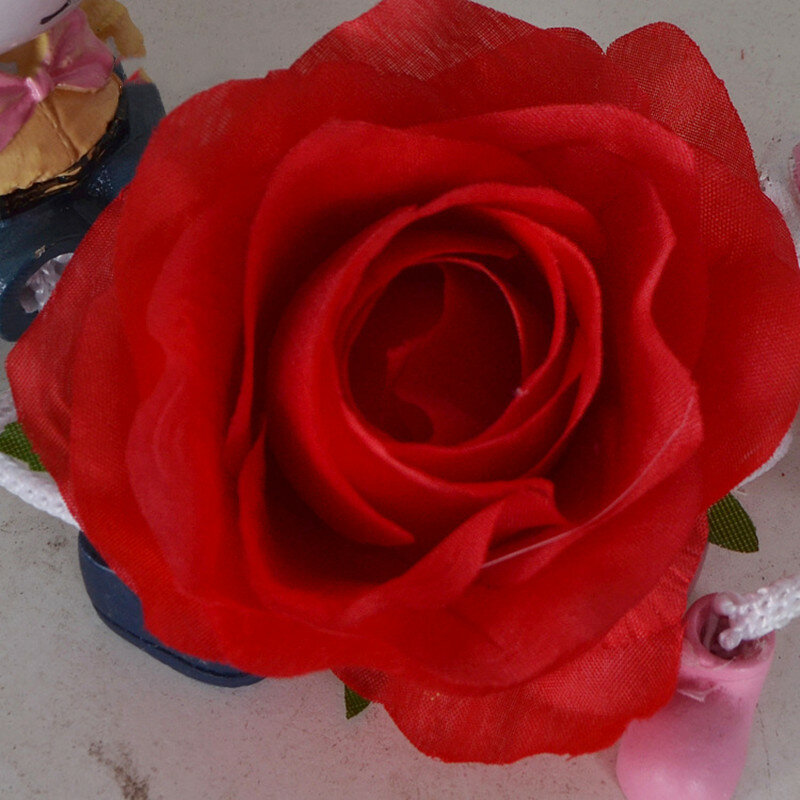 Современная имитация шелковых цветов, голова розы, свадебные принадлежности, реквизит для празднования дня рождения, аксессуары для украшения дома AGMSYEU